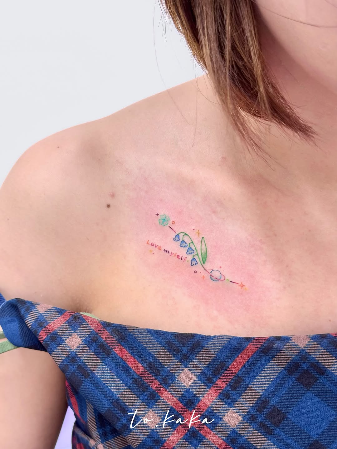 Tattoo by @to.kaka_tattoo — fine_line, lettering_script