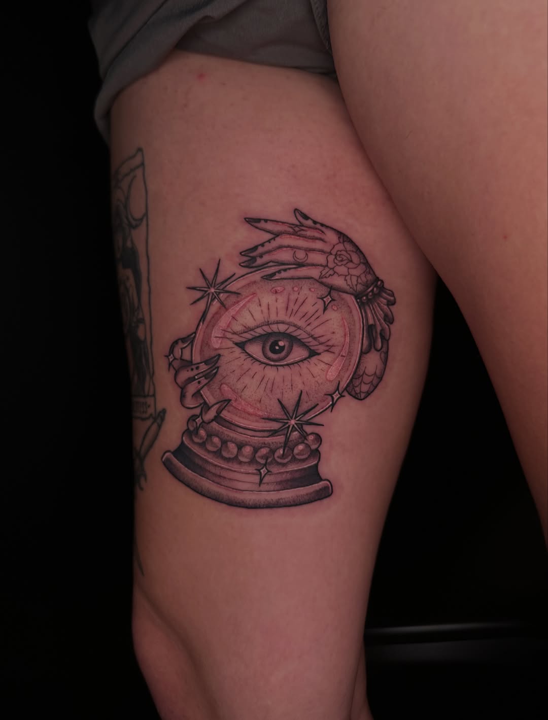 Tattoo by @inkedbyjoie — black_and_grey, ornamental