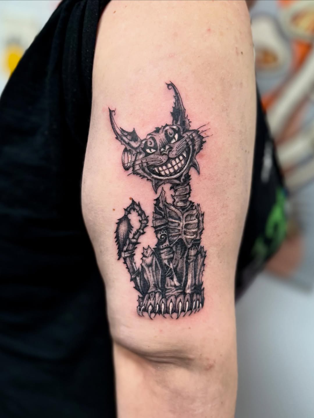 Tattoo by @ktea_and_tattoos — black_and_grey, dark_realism