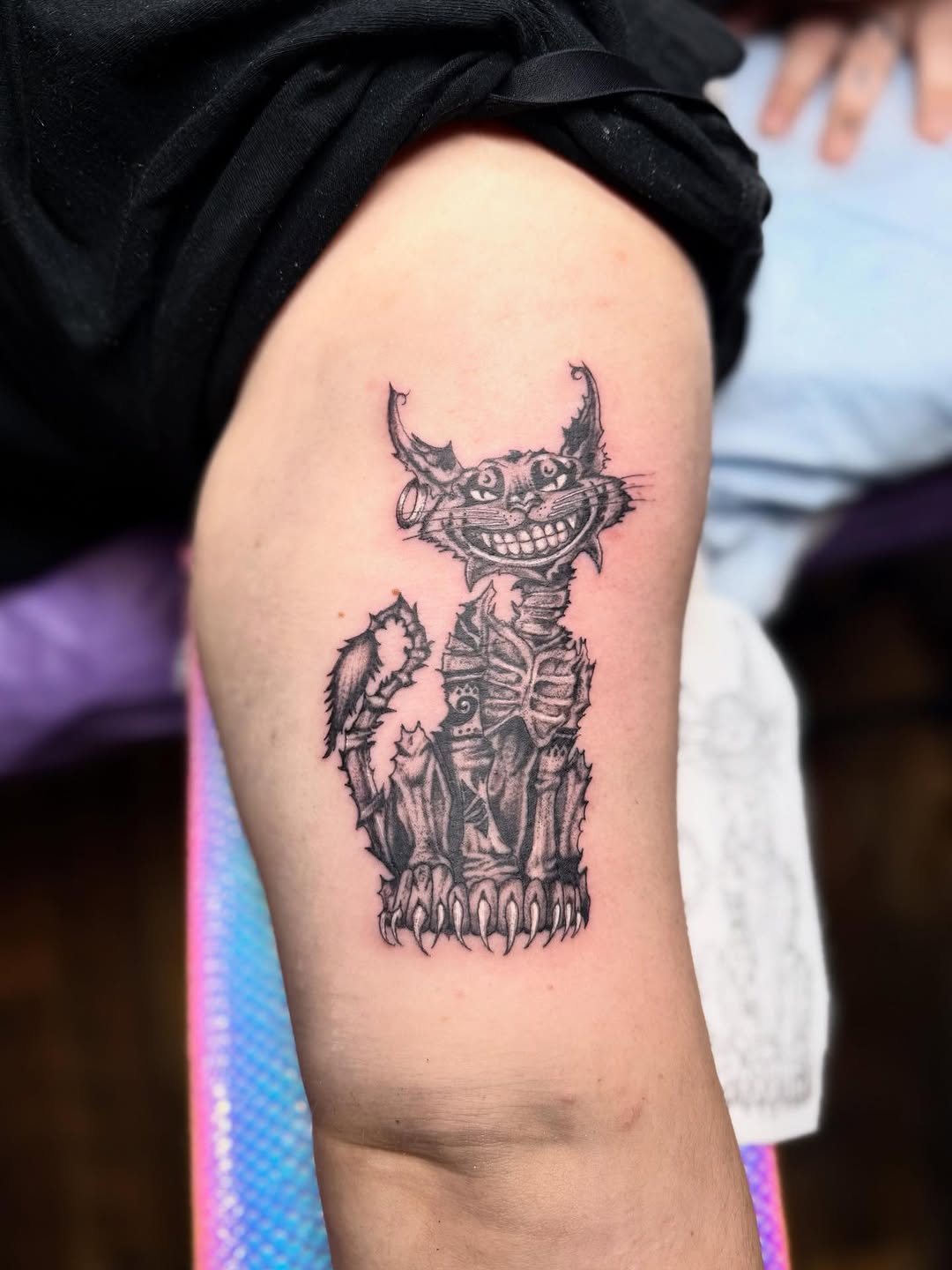 Tattoo by @ktea_and_tattoos — dark_realism, black_and_grey