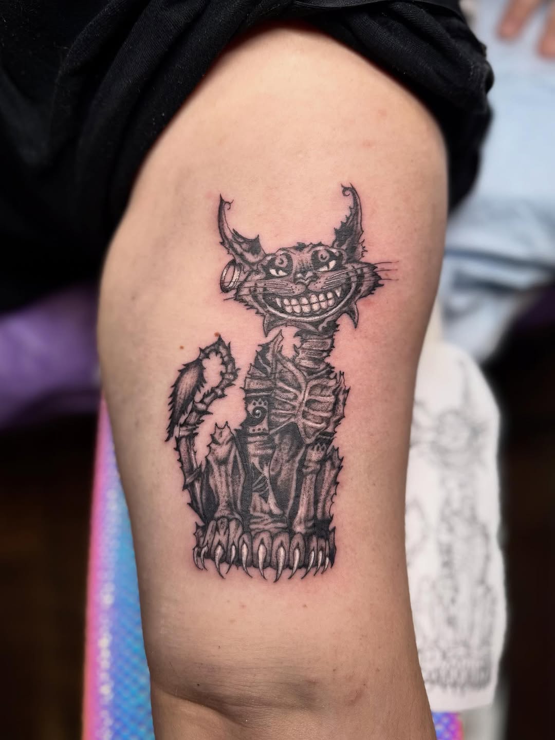 Tattoo by @ktea_and_tattoos — dark_realism, black_and_grey