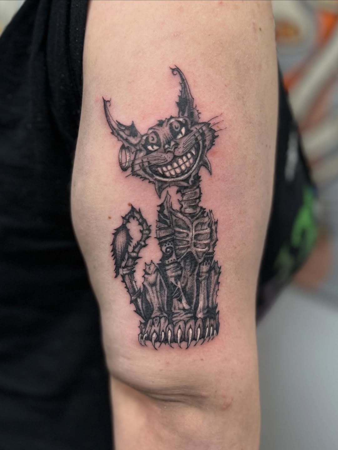 Tattoo by @ktea_and_tattoos — black_and_grey, dark_realism