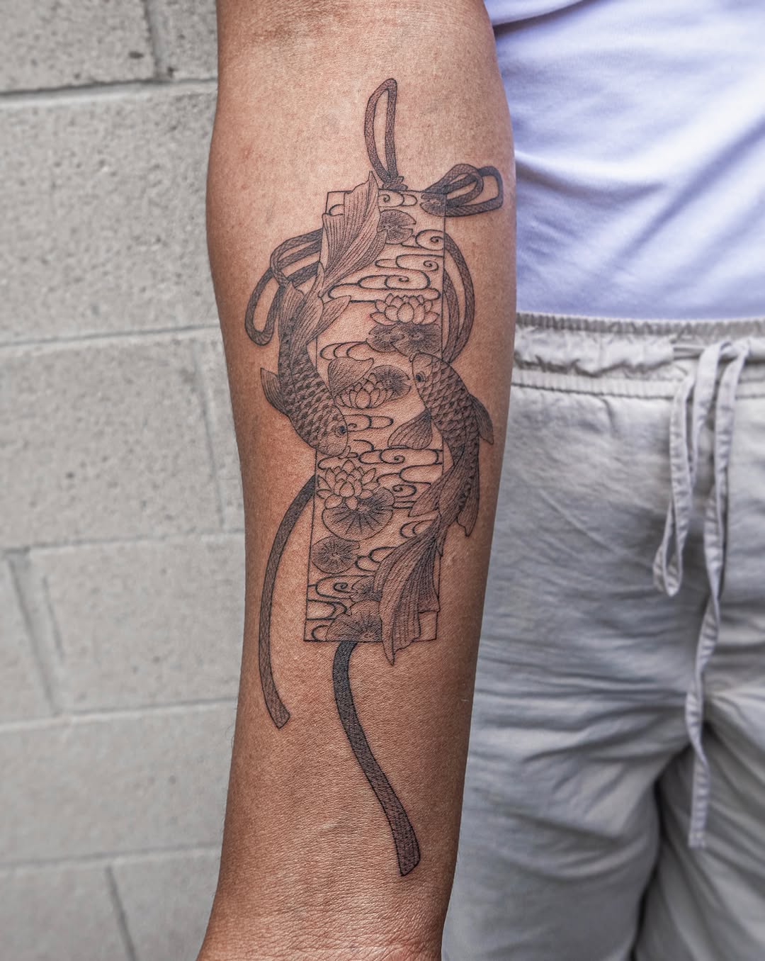 Tattoo by @nuga_ttt — japanese_irezumi, black_and_grey