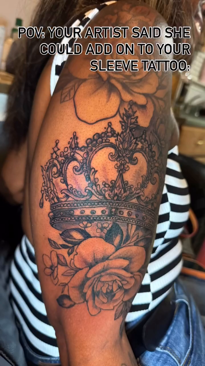 Tattoo by @iamsheinks — black_and_grey, realism