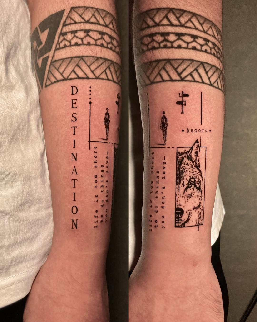 Tattoo by @moom_tattoo โ fine_line, black_and_grey