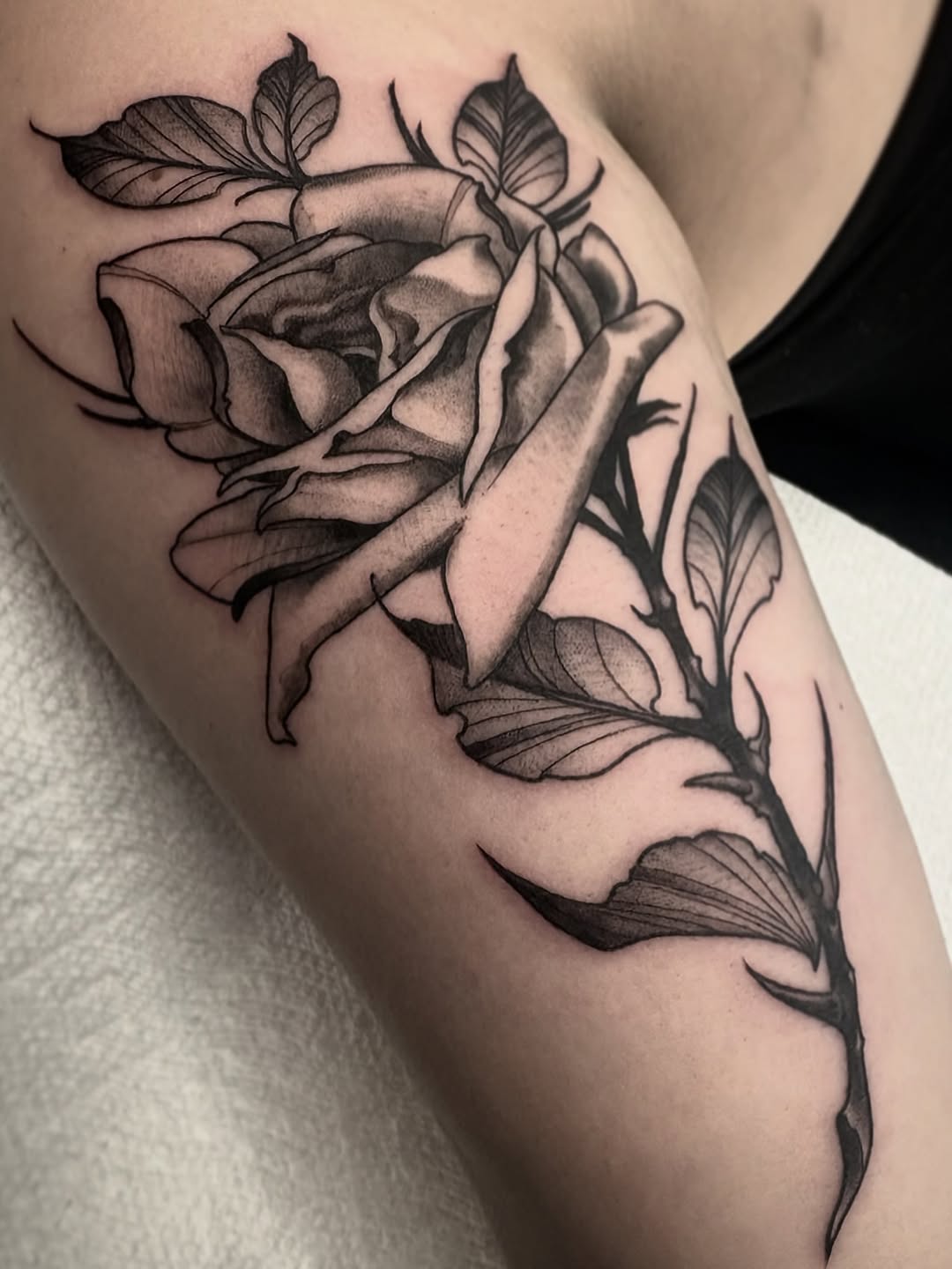 Tattoo by @patmosertattoos — black_and_grey, realism