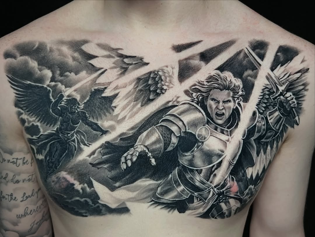 Tattoo by @alan.giles.tattoos — realism, black_and_grey
