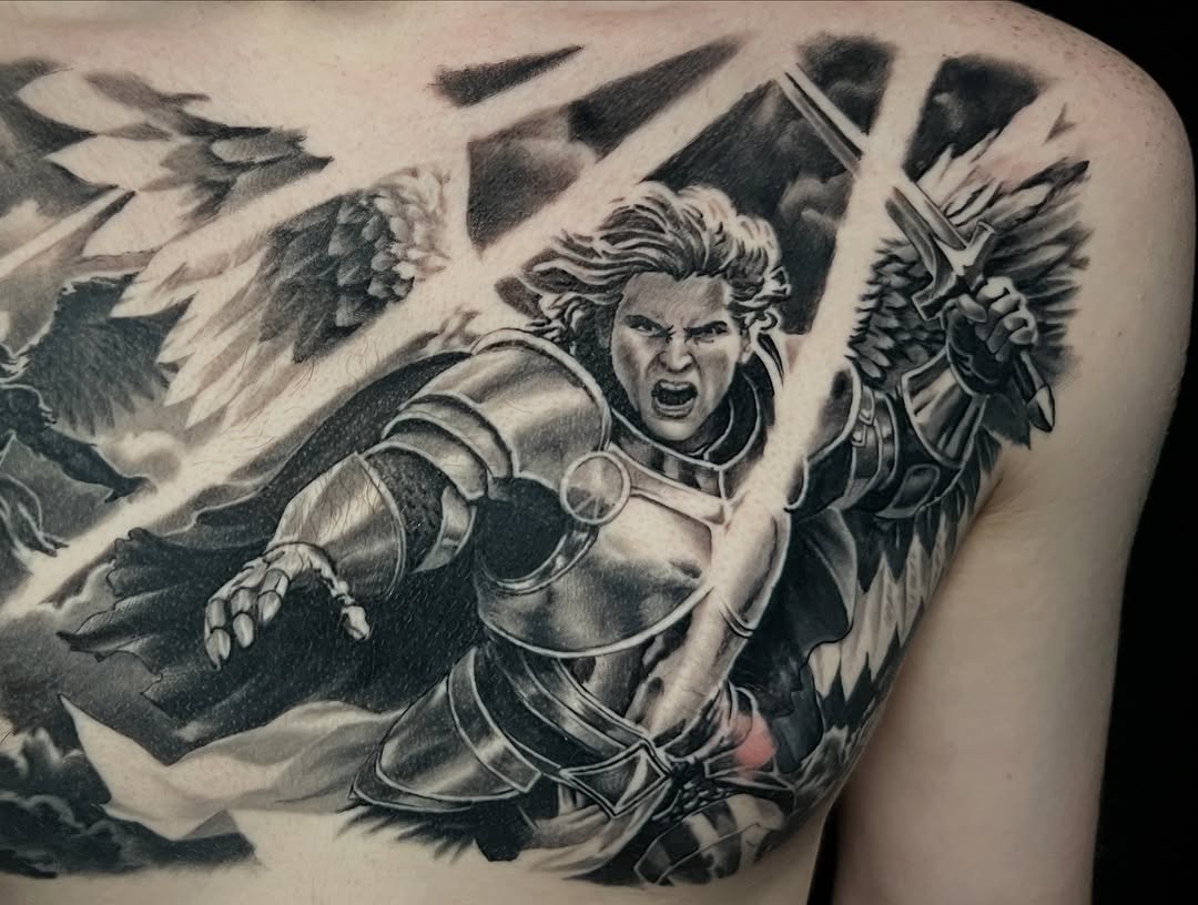 Tattoo by @alan.giles.tattoos — realism, black_and_grey