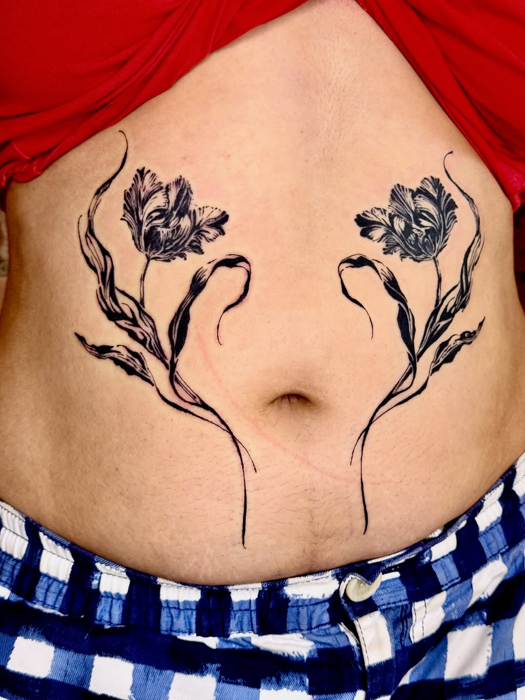 Tattoo by @passthesaltbitch โ fine_line, black_and_grey