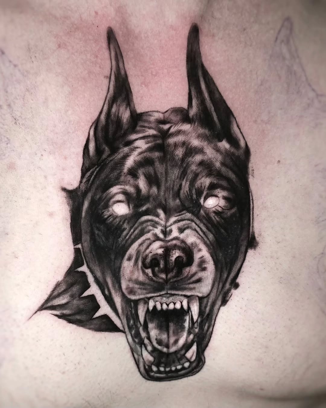 Tattoo by @zombrietattoos — realism, black_and_grey