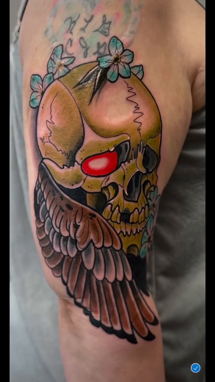 Tattoo by @smeezy_tattoos — realism, dark_realism
