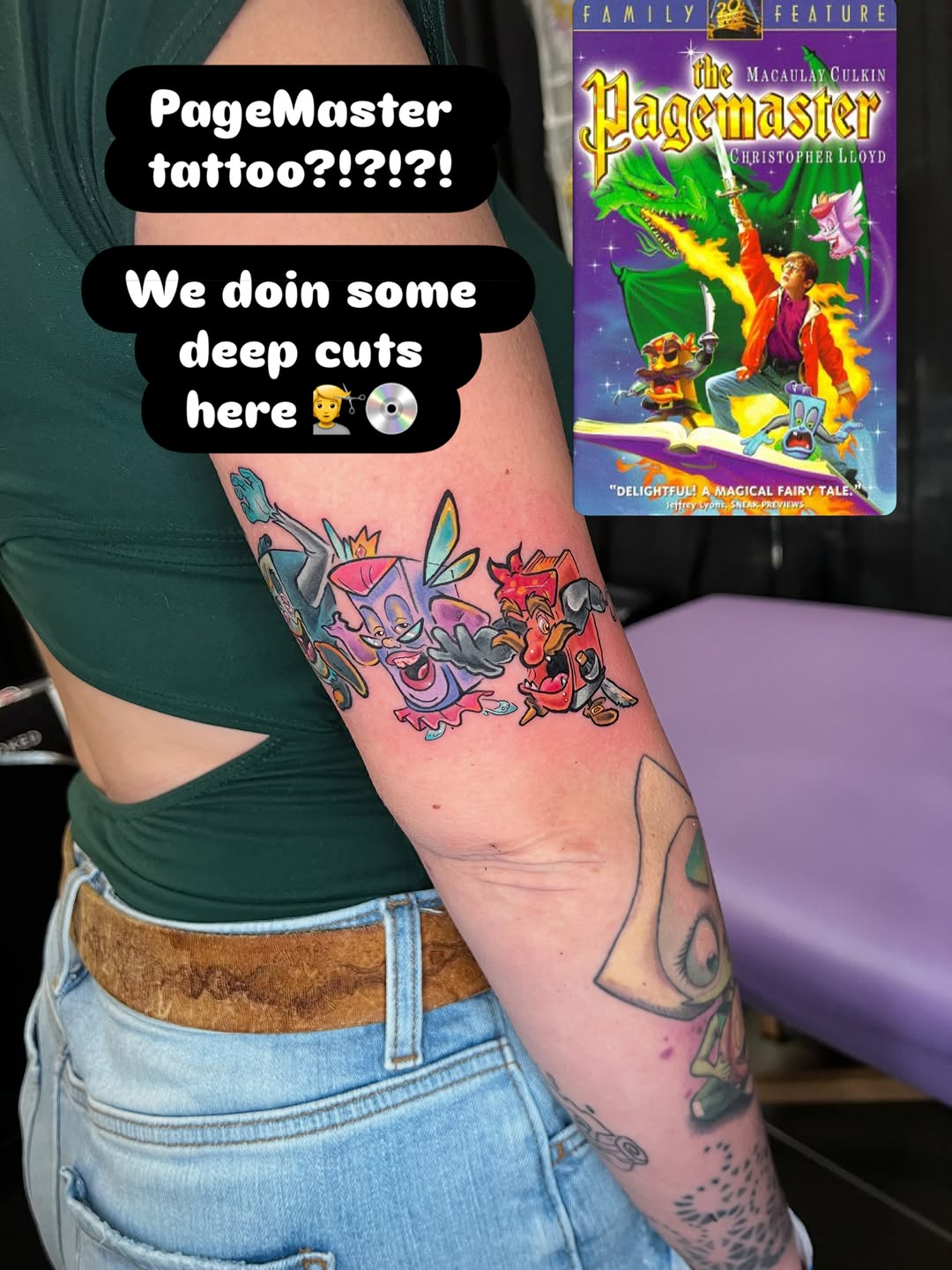 Tattoo by @gameboycolortattoos โ new_school, anime