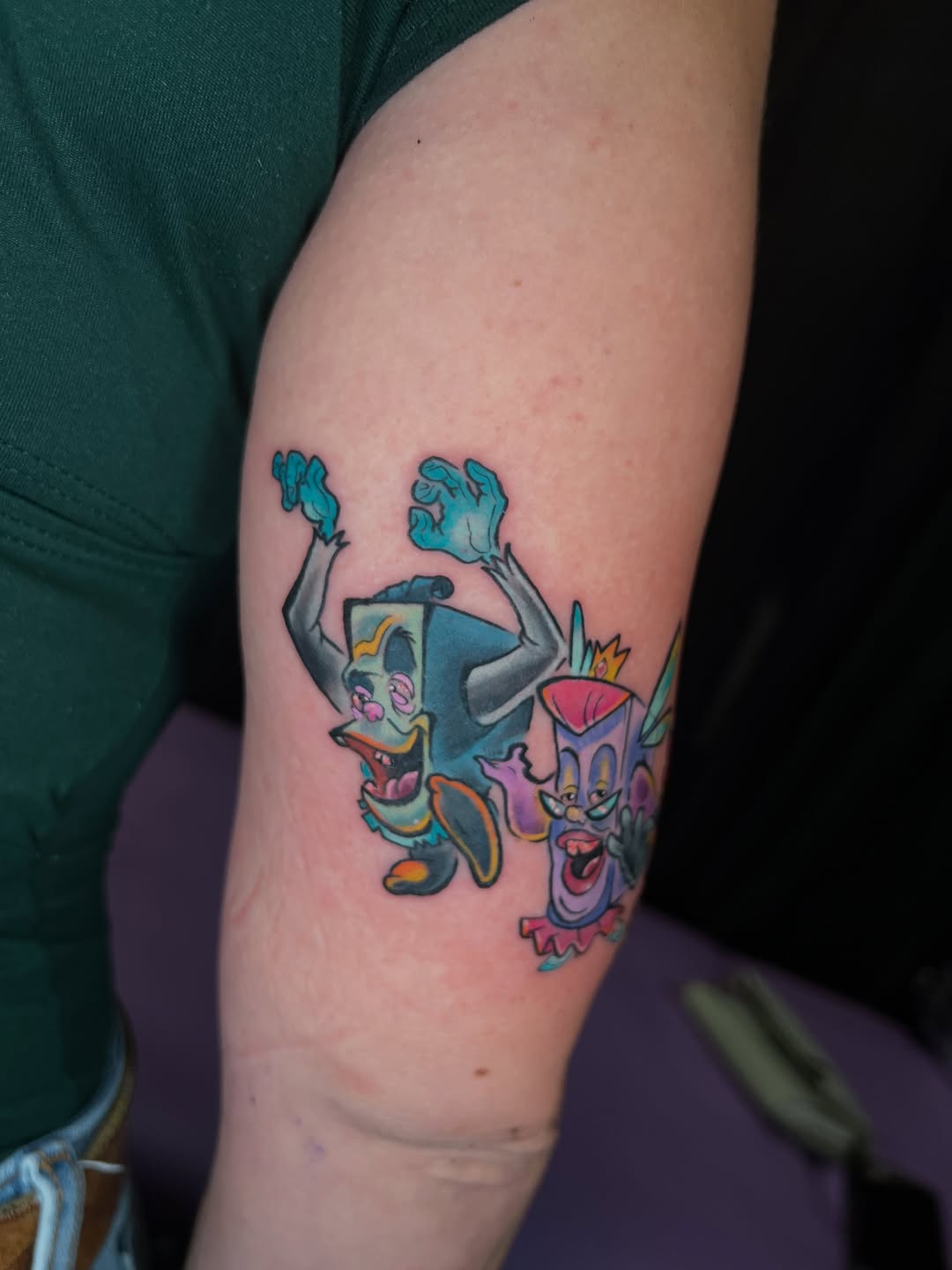 Tattoo by @gameboycolortattoos โ new_school, anime