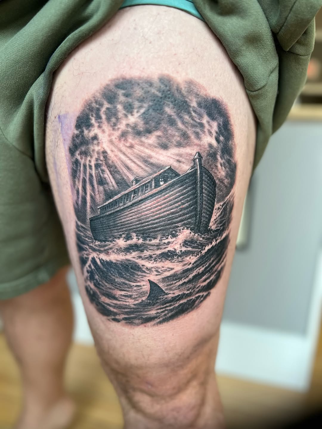 Tattoo by @strikt — realism, black_and_grey
