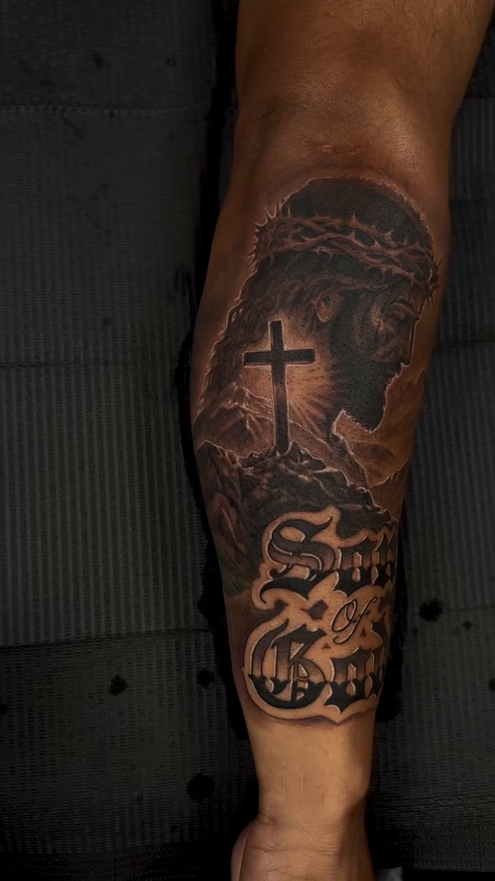Tattoo by @tovar_tattoos — black_and_grey, realism