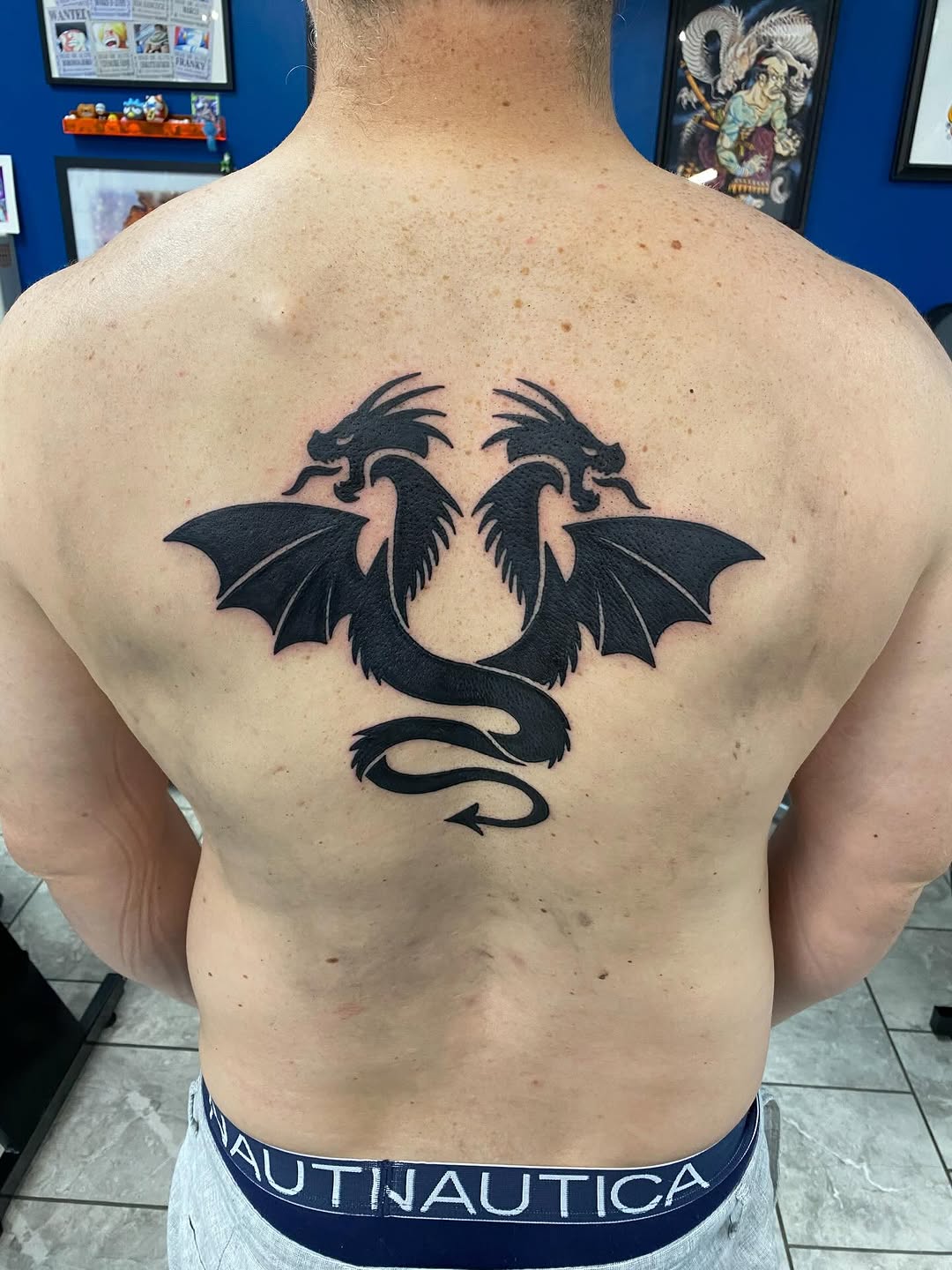 Tattoo by @melonmyerstattoos — blackwork