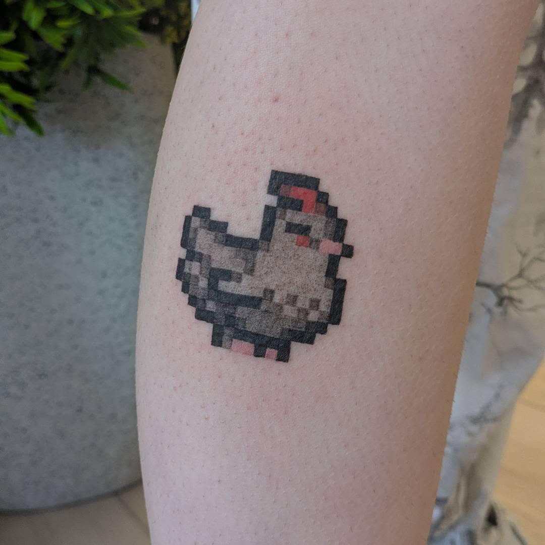 Tattoo by @marienettes_ — pixel_art