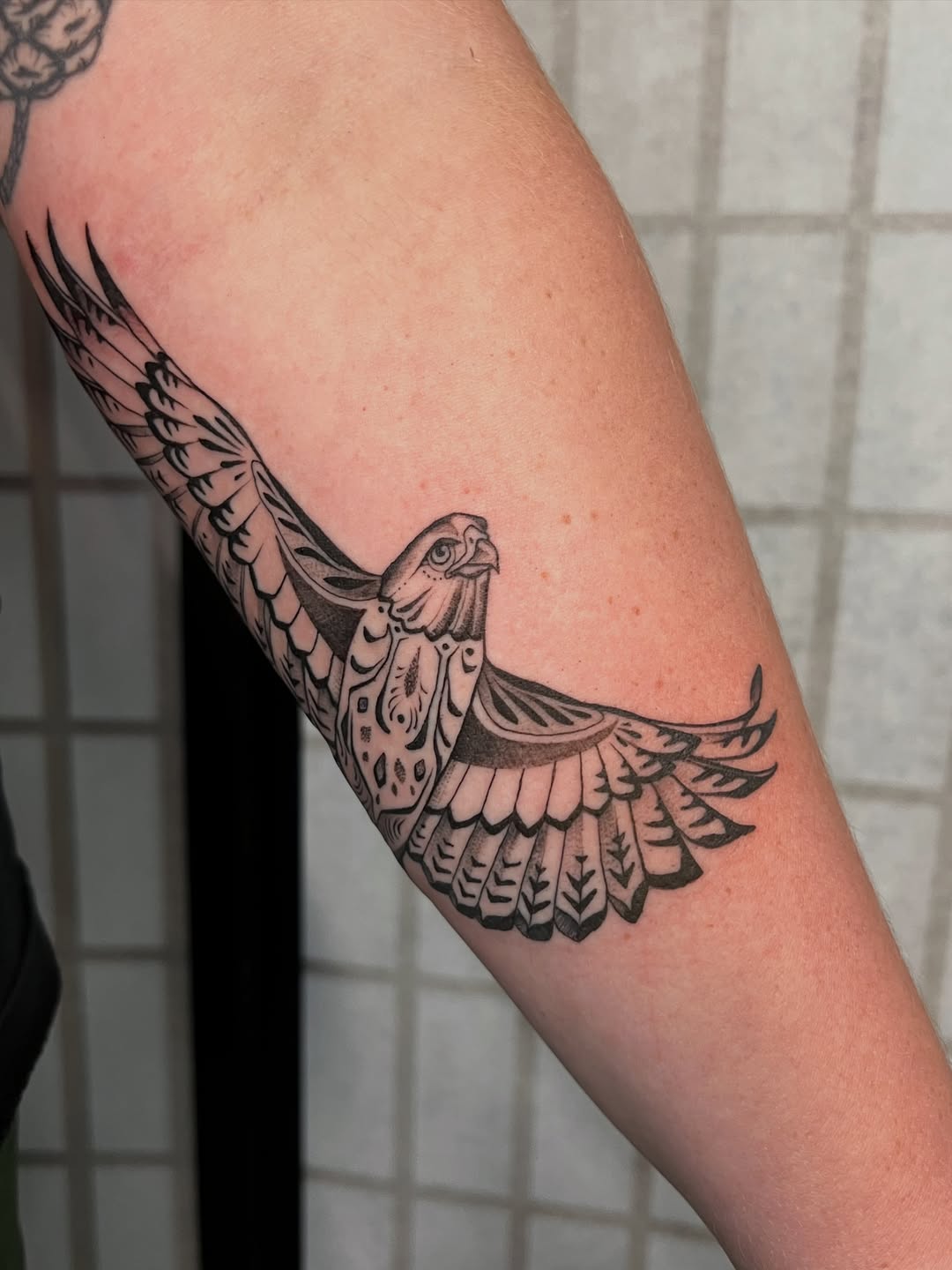 Tattoo by @zoeloutattoo — black_and_grey, illustrative
