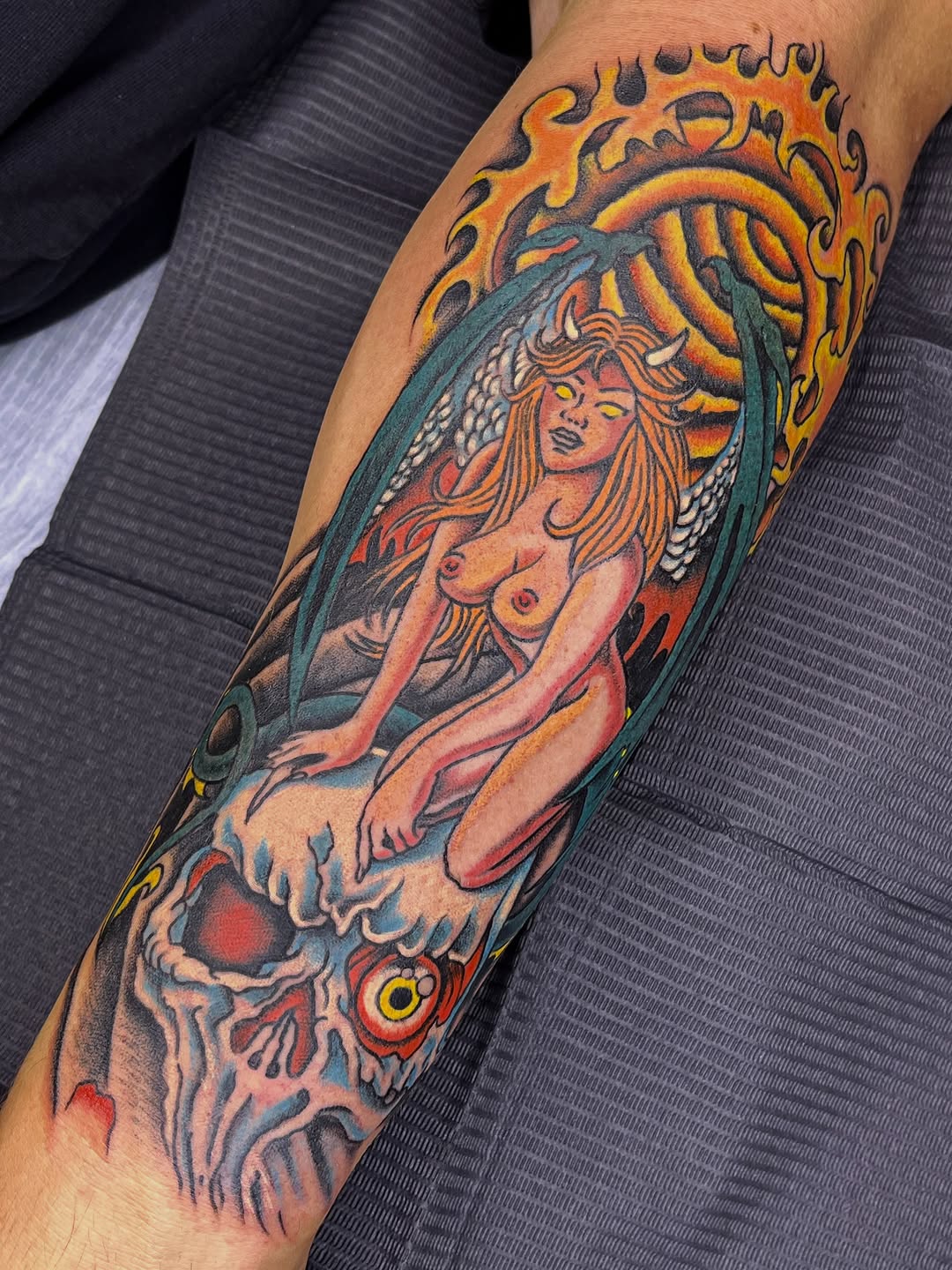 Tattoo by @arno.larose — neo_traditional, realism