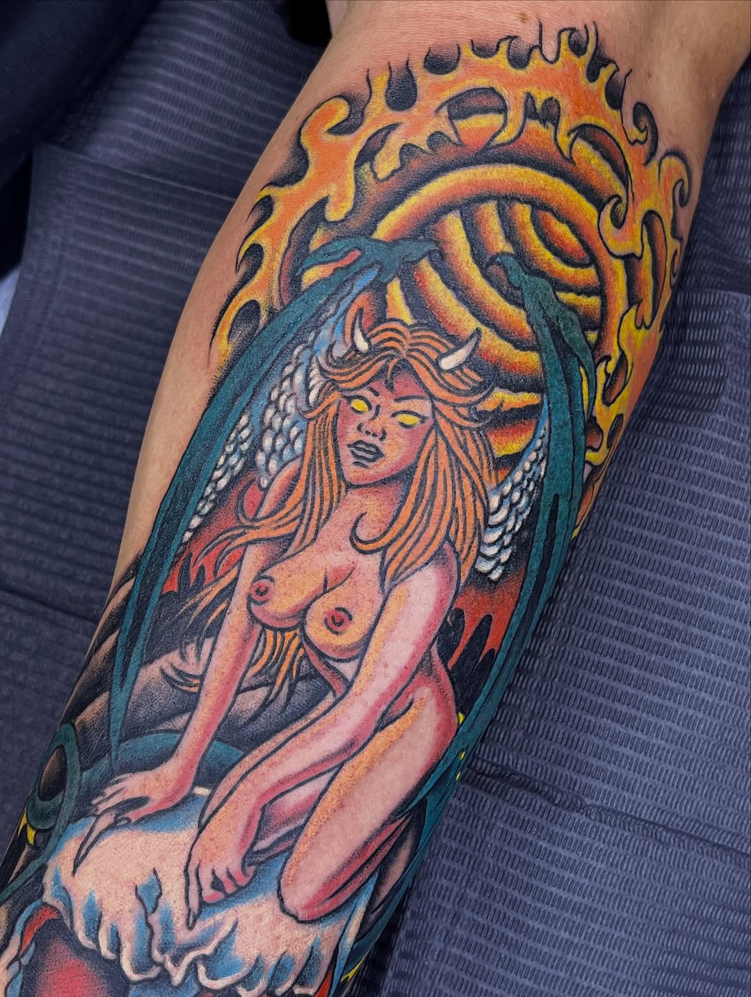 Tattoo by @arno.larose — neo_traditional, realism