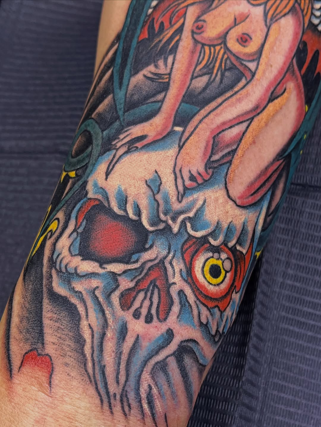 Tattoo by @arno.larose — american_traditional, neo_traditional