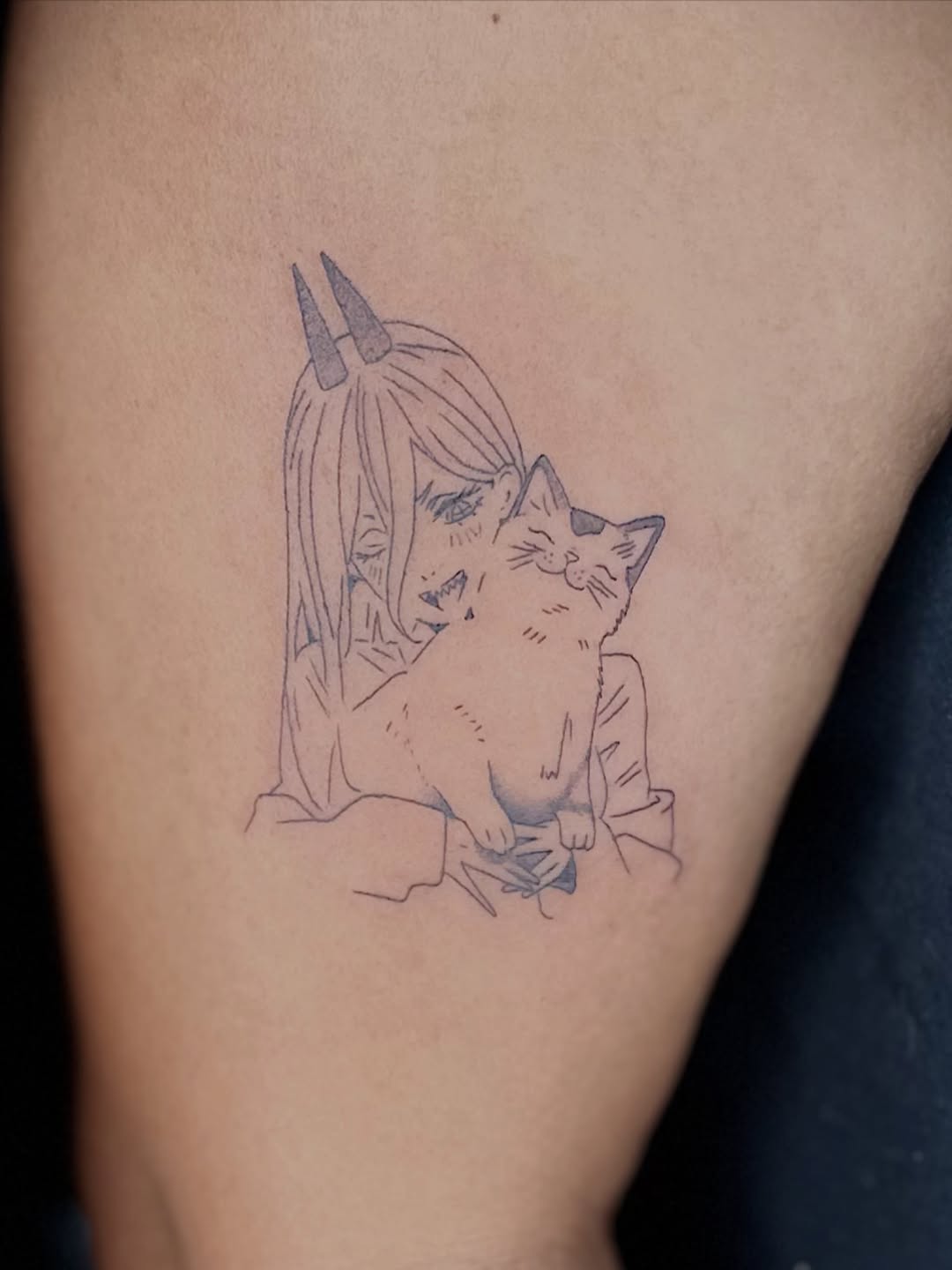 Tattoo by @nunutattoo111 โ anime, fine_line