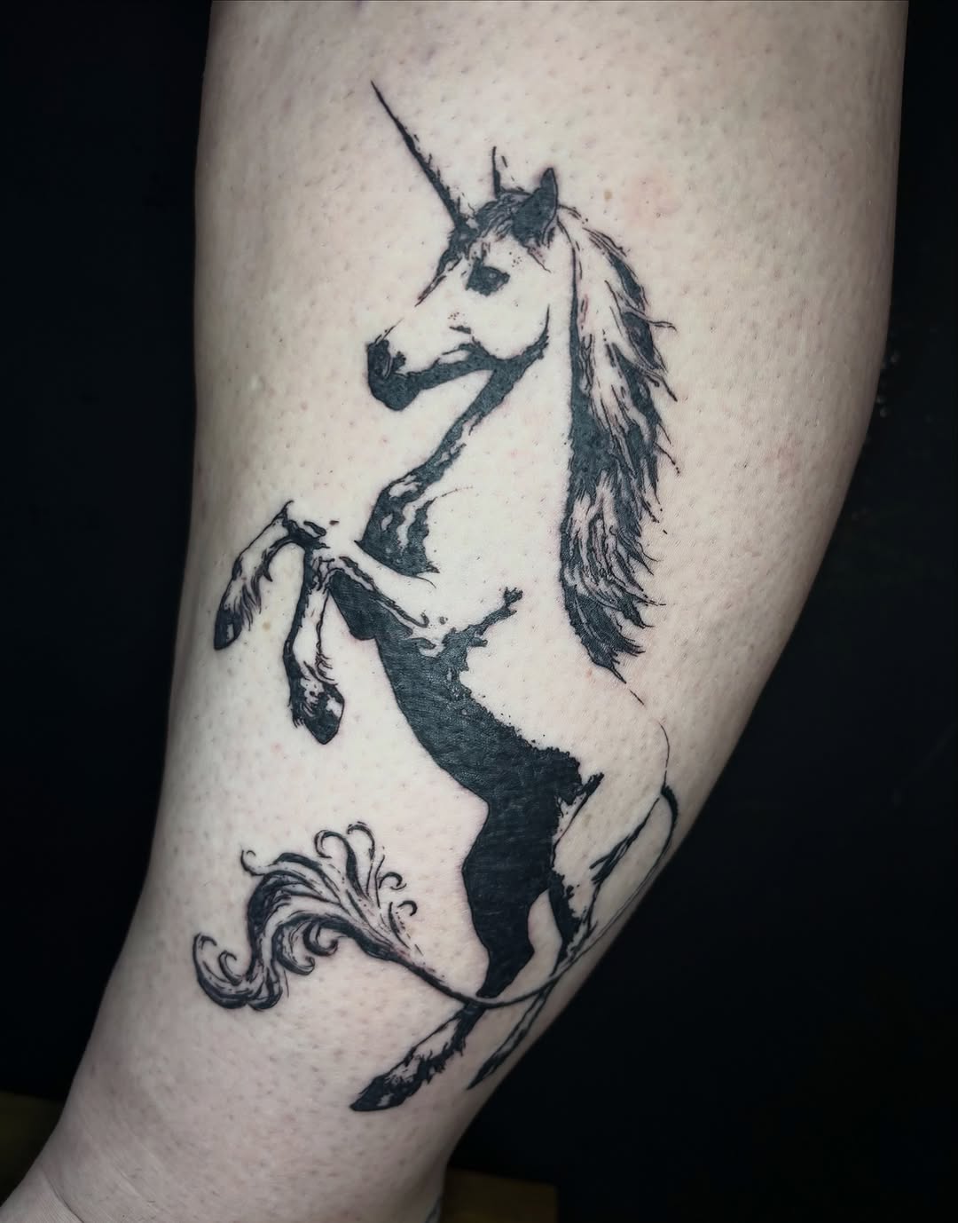 Tattoo by @whatashame.tattoos — blackwork, realism