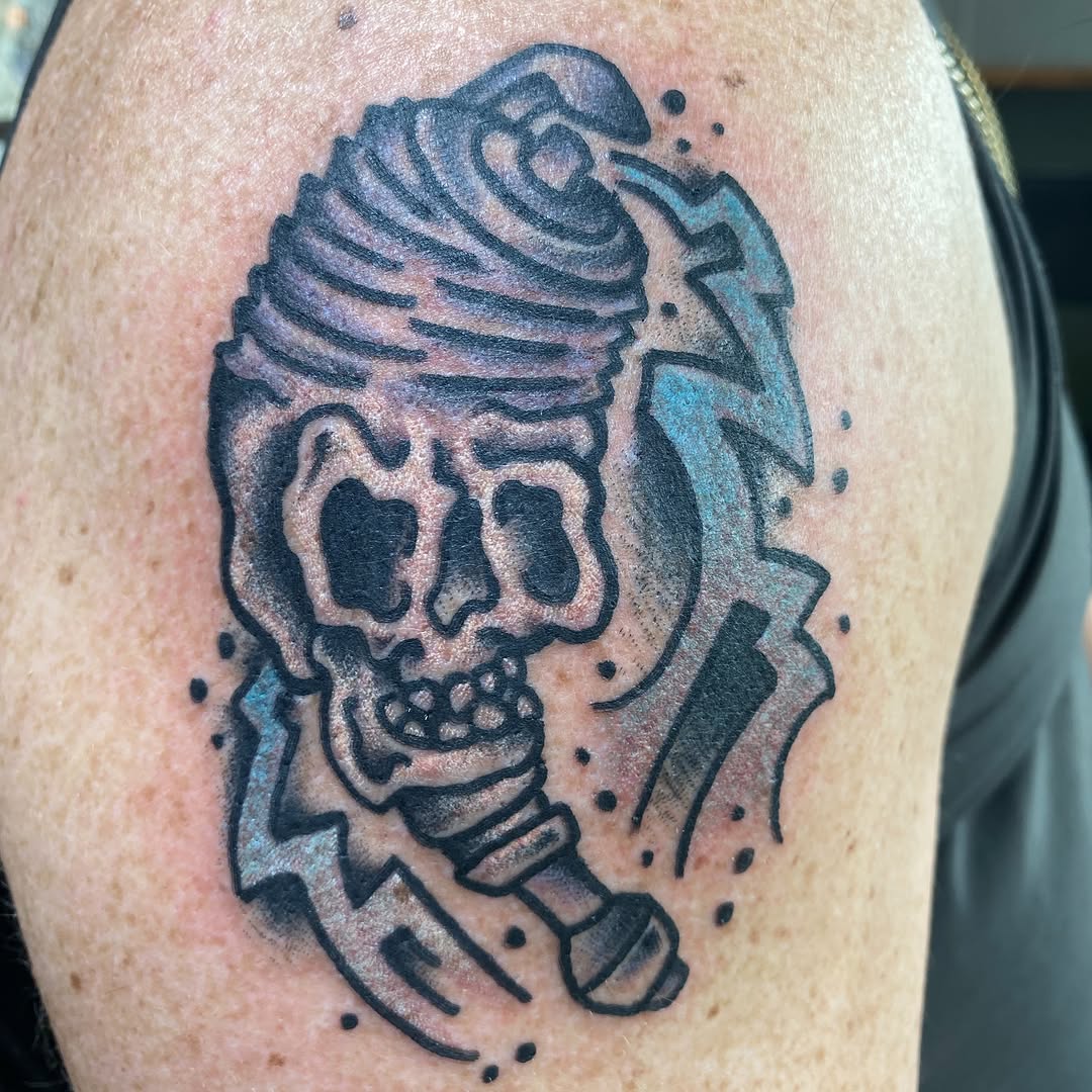 Tattoo by @brucevtattoo — new_school, black_and_grey