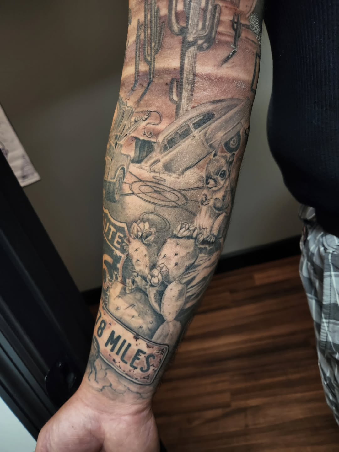 Tattoo by @jeffberm — realism, black_and_grey