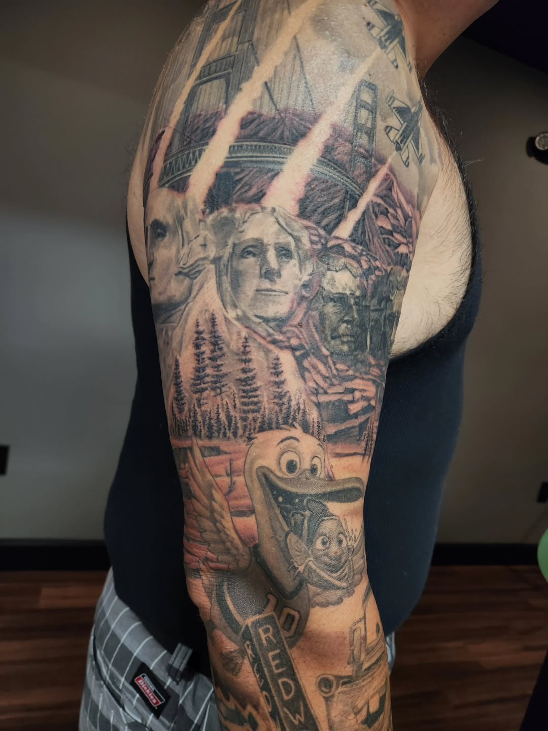 Tattoo by @jeffberm — realism, black_and_grey
