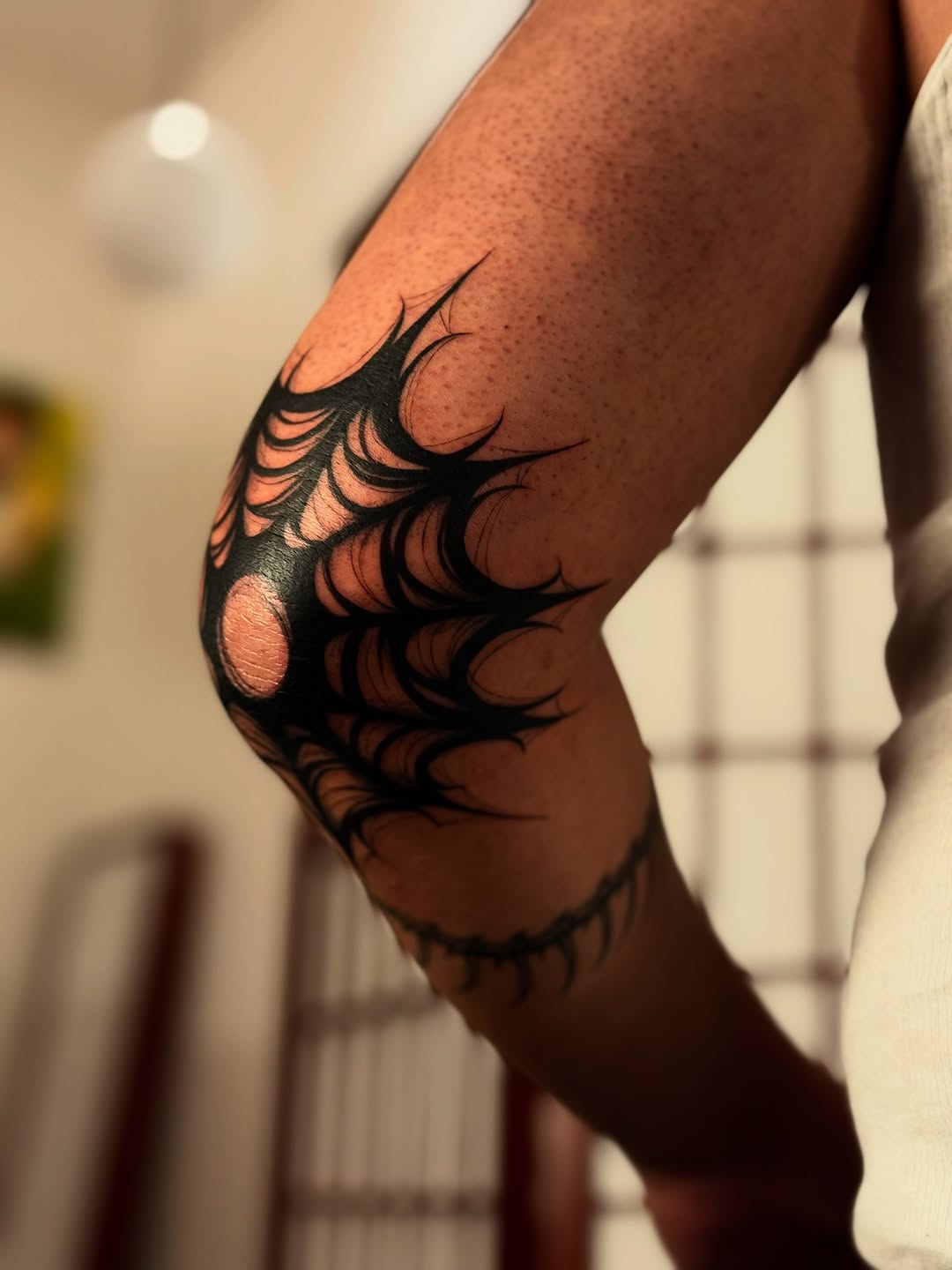 Tattoo by @inkbymiso — blackwork