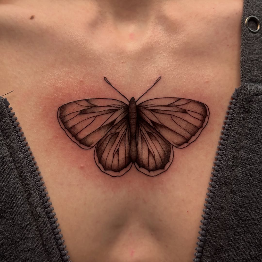 Tattoo by @vomit_goblin — fine_line, dotwork