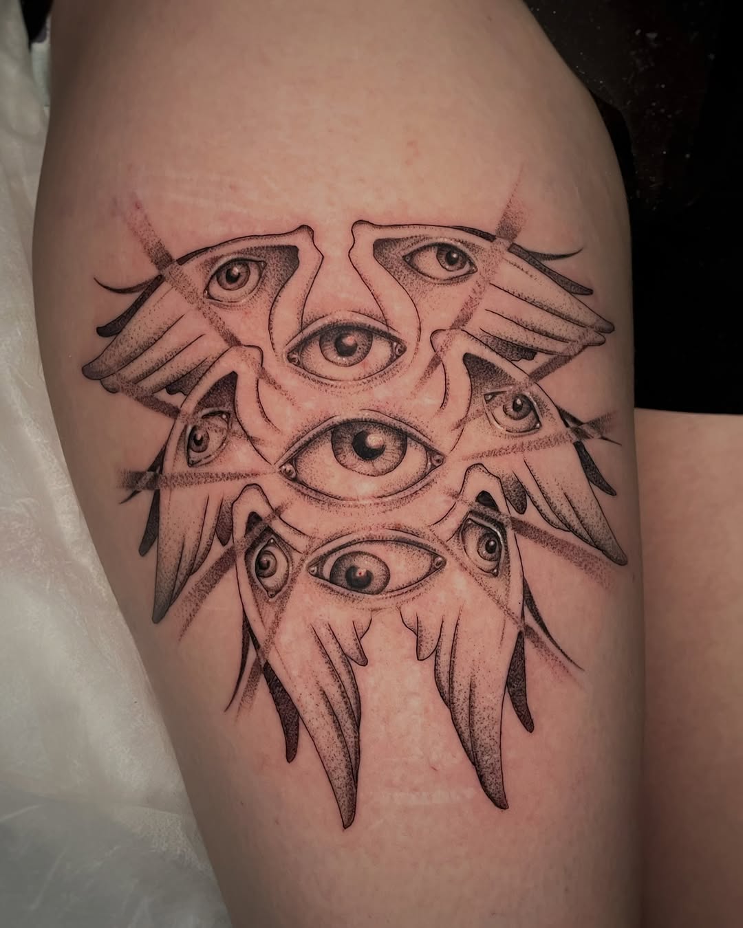 Tattoo by @samiamthesam β black_and_grey, dotwork