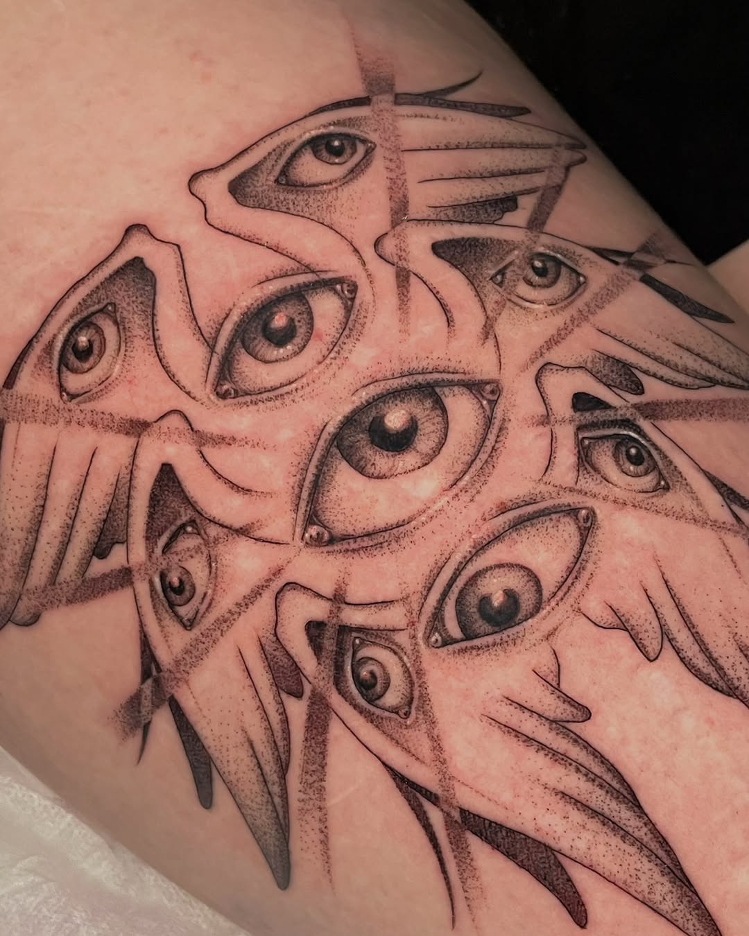 Tattoo by @samiamthesam β black_and_grey, dotwork