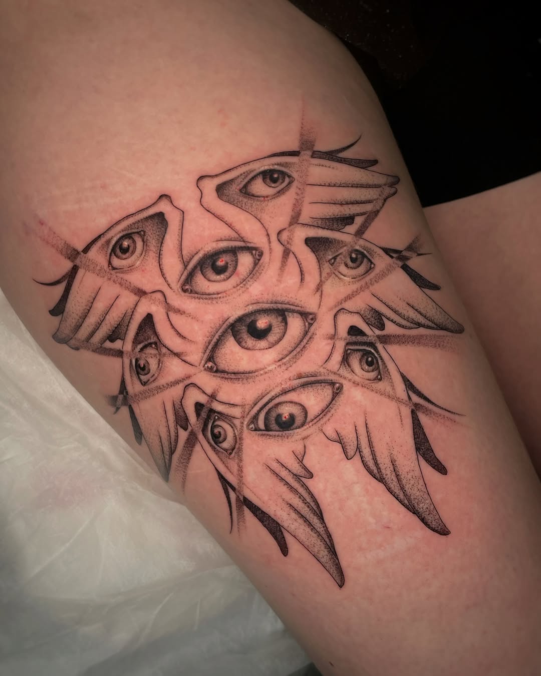 Tattoo by @samiamthesam β black_and_grey, dotwork