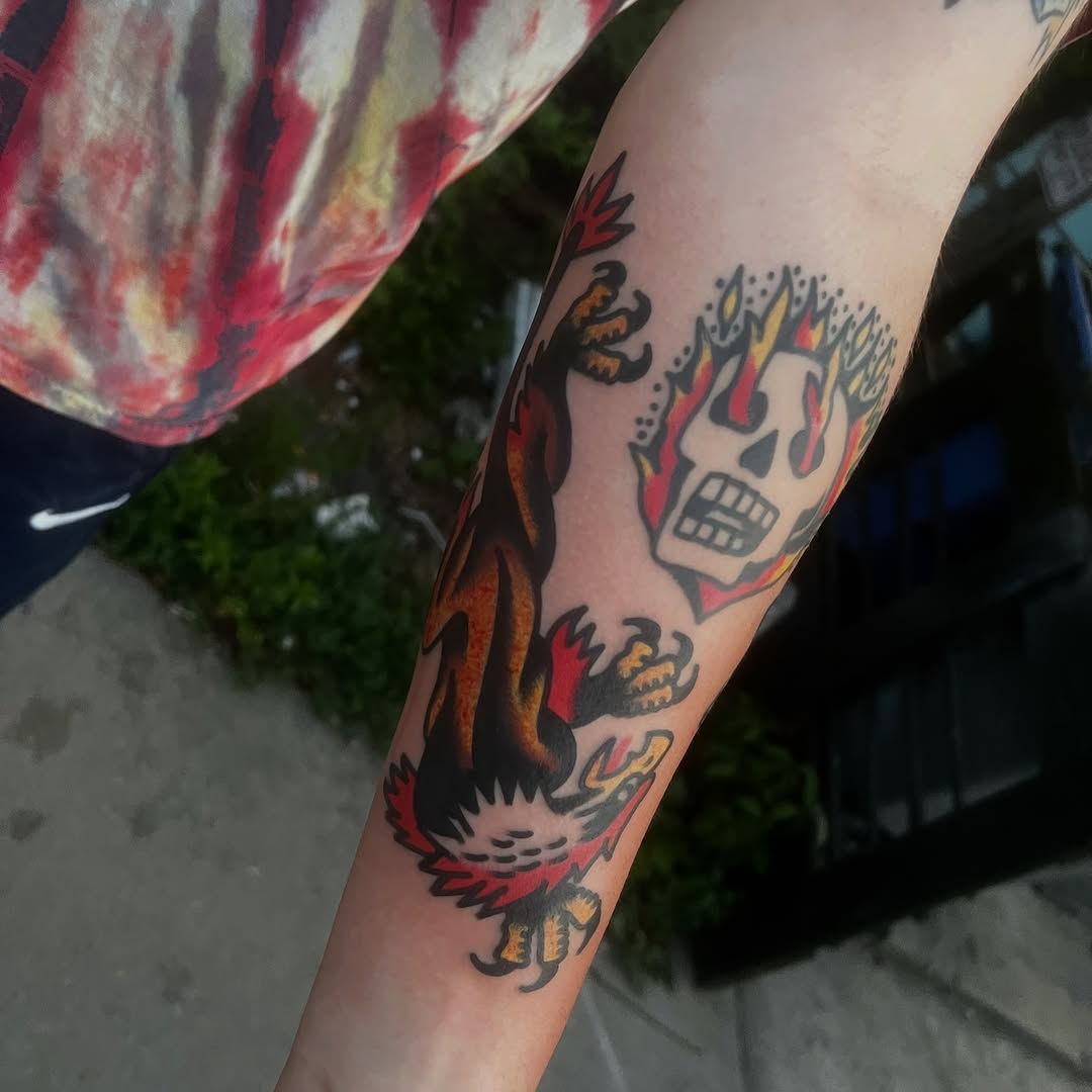 Tattoo by @mikeychestnuts — american_traditional