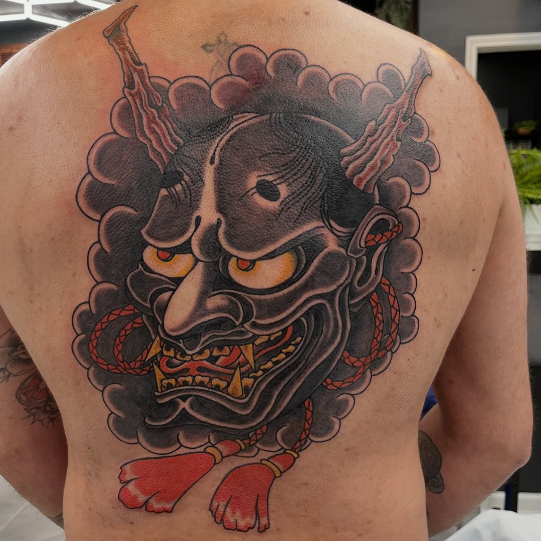 Tattoo by @ghost_world_studios — japanese_irezumi, black_and_grey