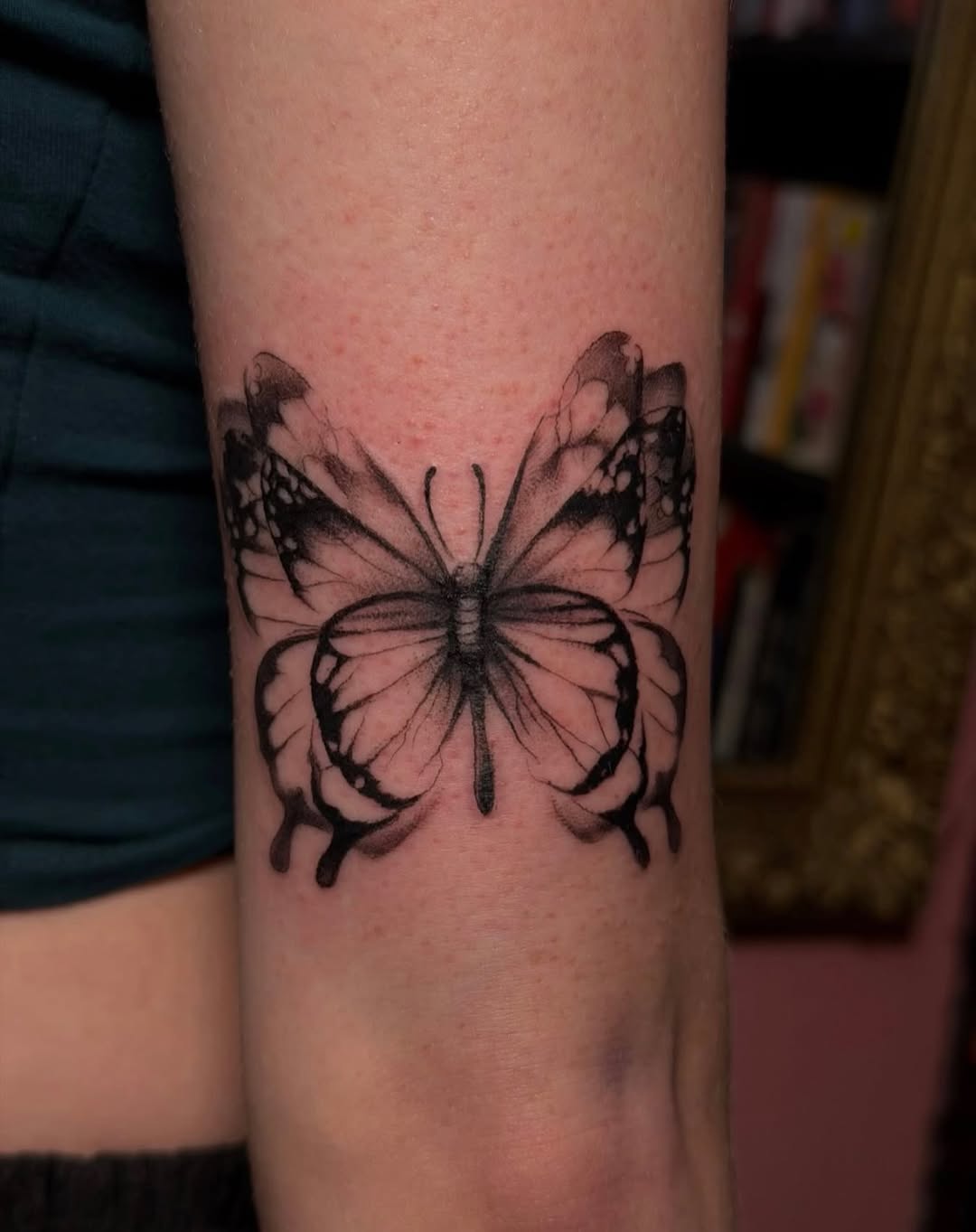 Tattoo by @aarondoestattoos — black_and_grey, realism