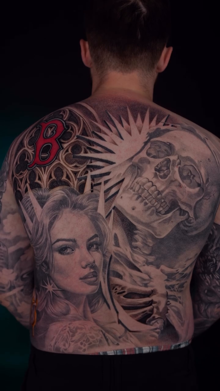 Tattoo by @jonlaflore — realism, black_and_grey