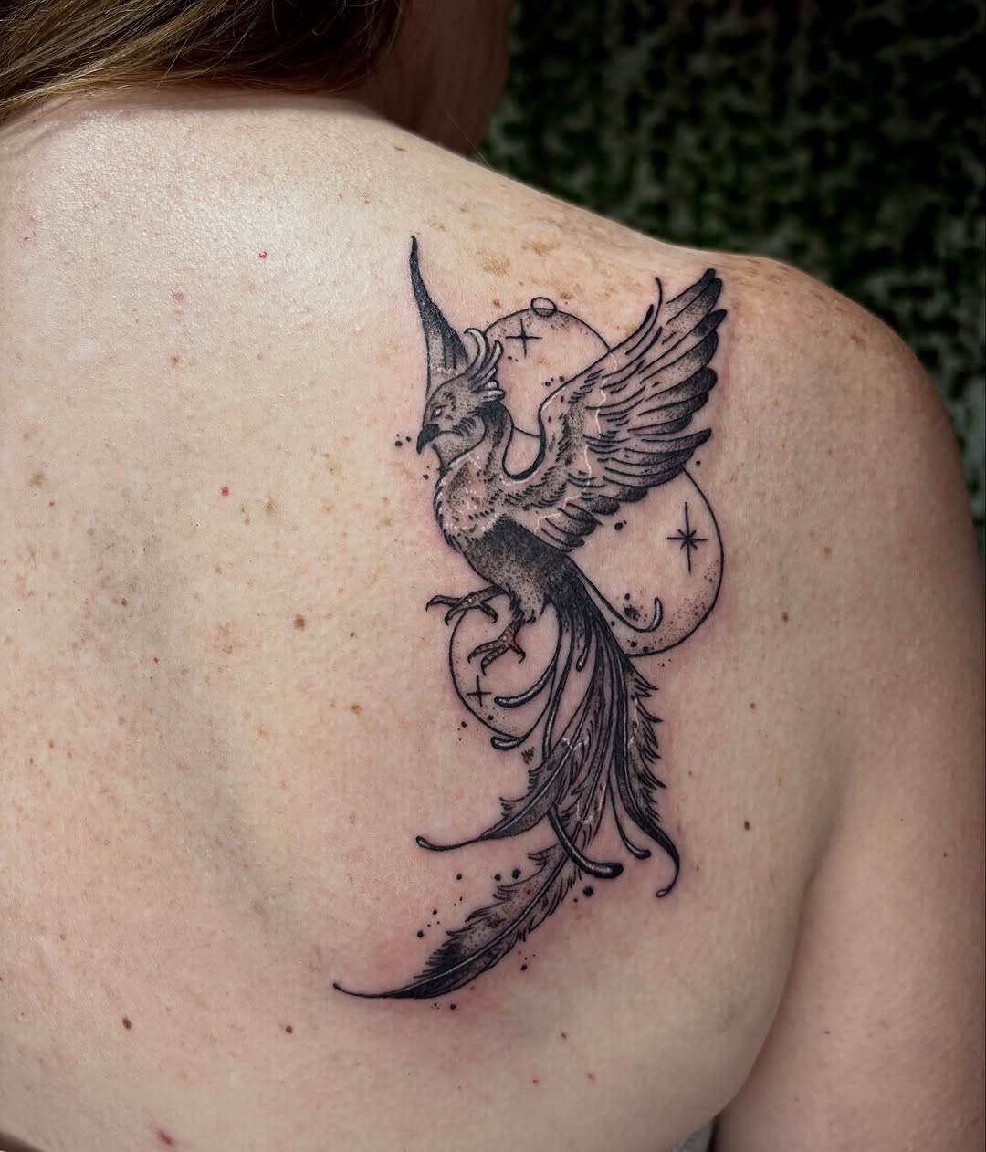 Tattoo by @destiney.tattoos — black_and_grey, illustrative