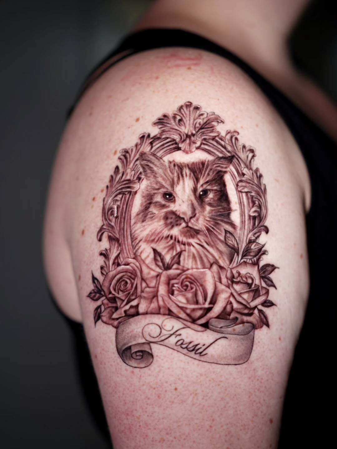 Tattoo by @kevinavila_tattoos — realism, black_and_grey