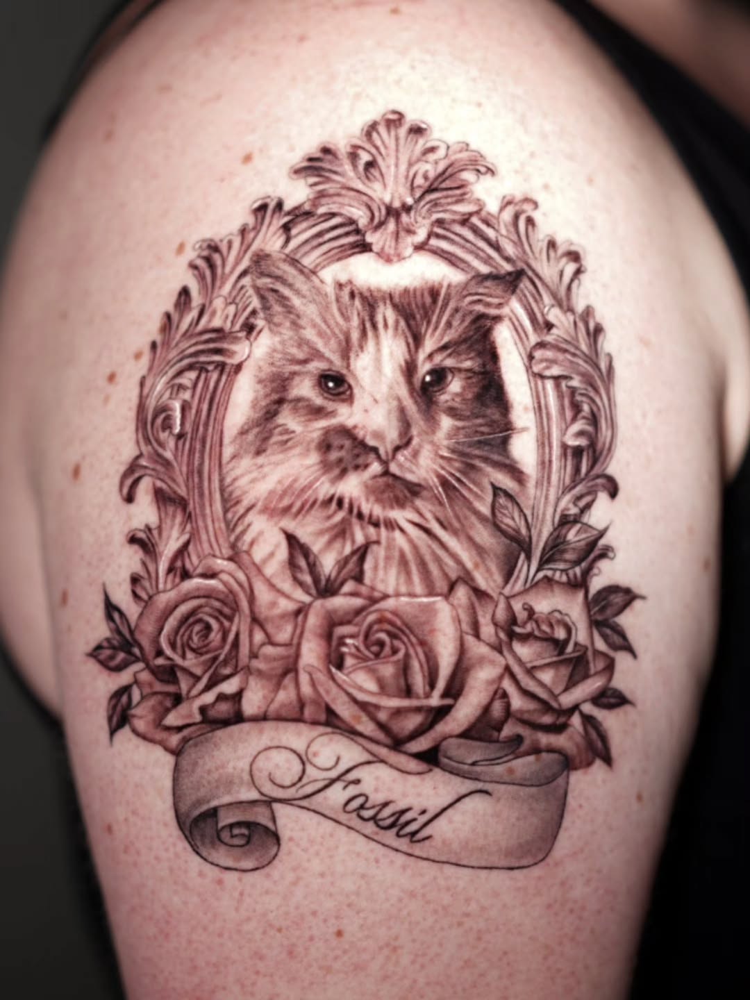 Tattoo by @kevinavila_tattoos — realism, black_and_grey