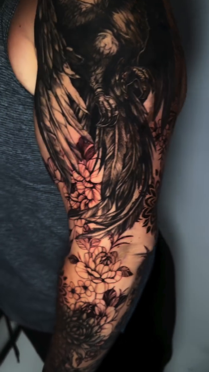 Tattoo by @mad_ak._.ink — dark_realism, japanese_irezumi