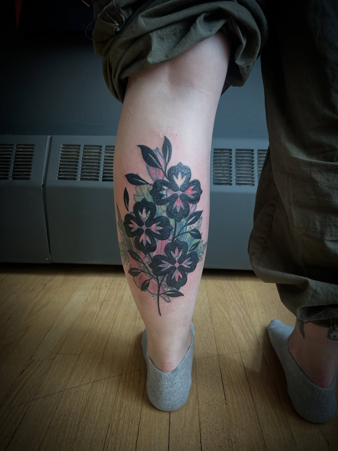 Tattoo by @fraserwright — black_and_grey, watercolor