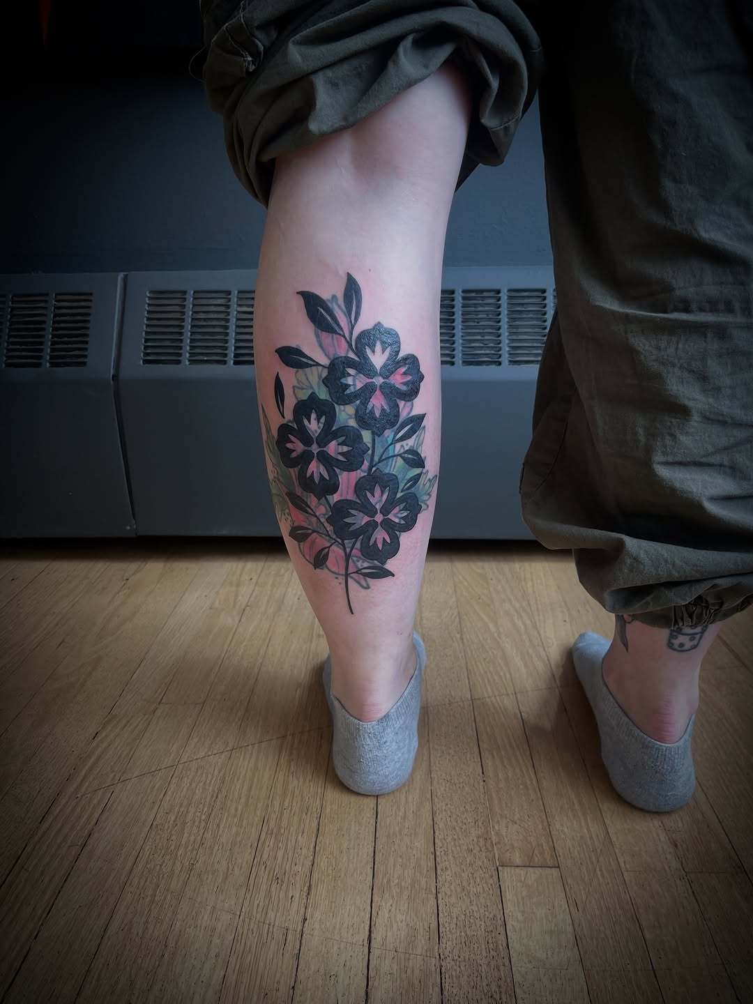 Tattoo by @fraserwright — black_and_grey, watercolor