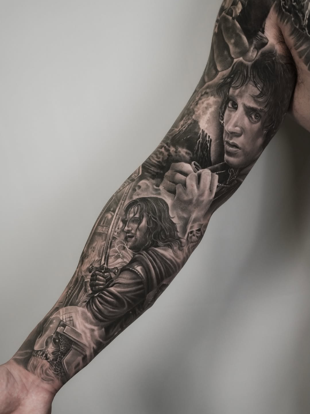 Tattoo by @hiramksas โ realism, black_and_grey