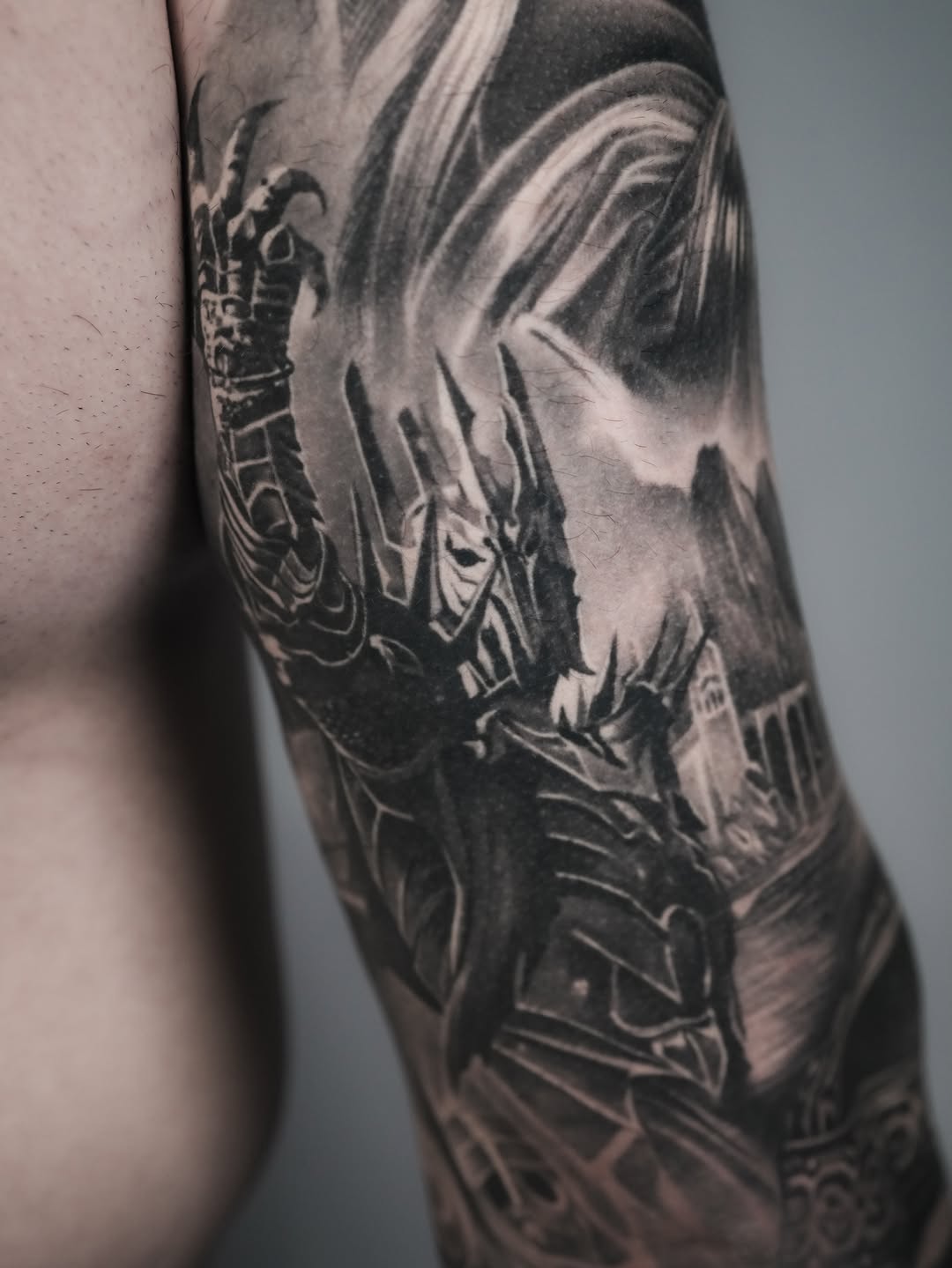 Tattoo by @hiramksas โ black_and_grey, realism
