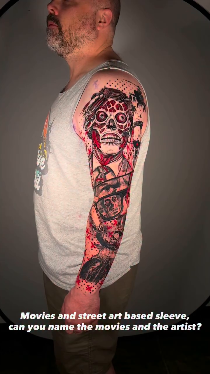 Tattoo by @supremedrone โ trash_polka, realism