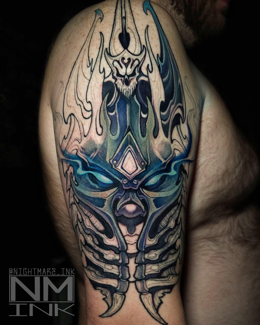 Tattoo by @nightmare_ink — realism, dark_realism