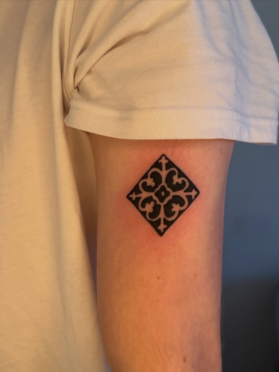 Tattoo by @sea___of___horses — blackwork, ornamental